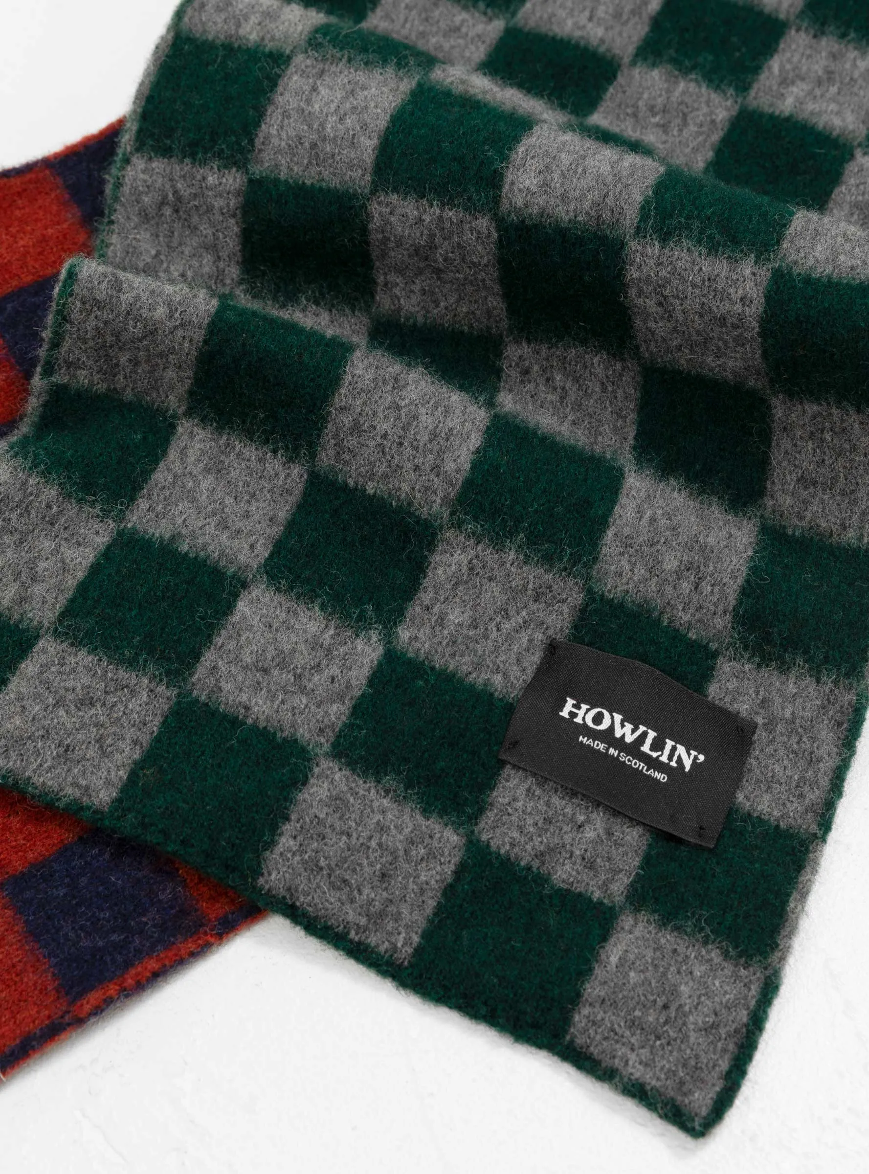 Cosmic Checkerboard Scarf Navy