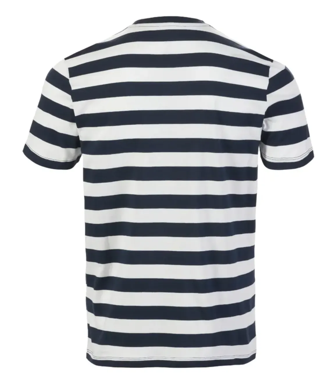 MEN'S CLASSIC STRIPED SHORT SLEEVE TEE - NAVY / WHITE