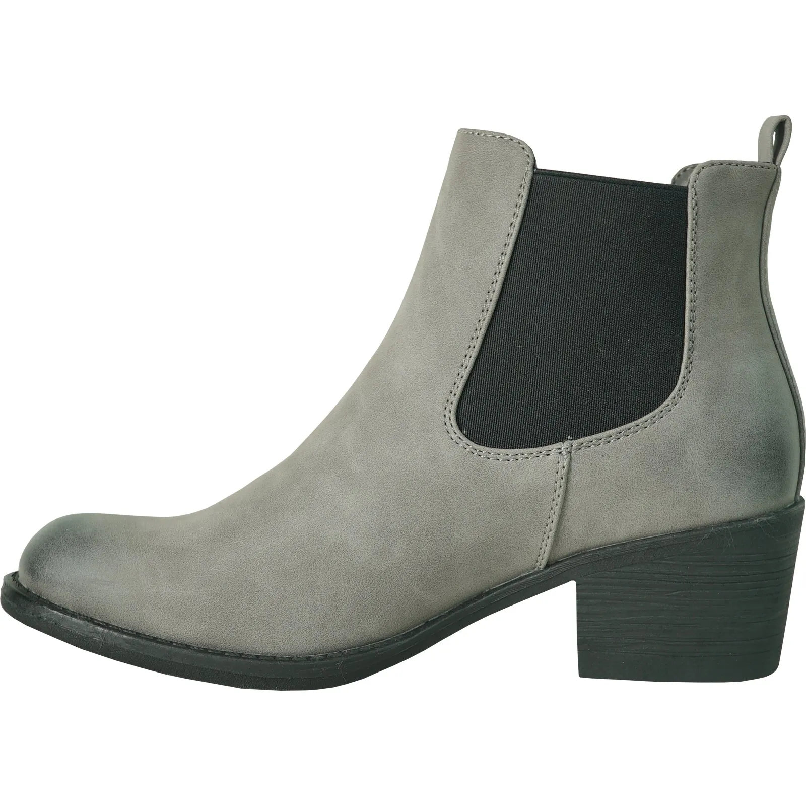 VANGELO Women Boot HF1402 Ankle Dress Boot Grey