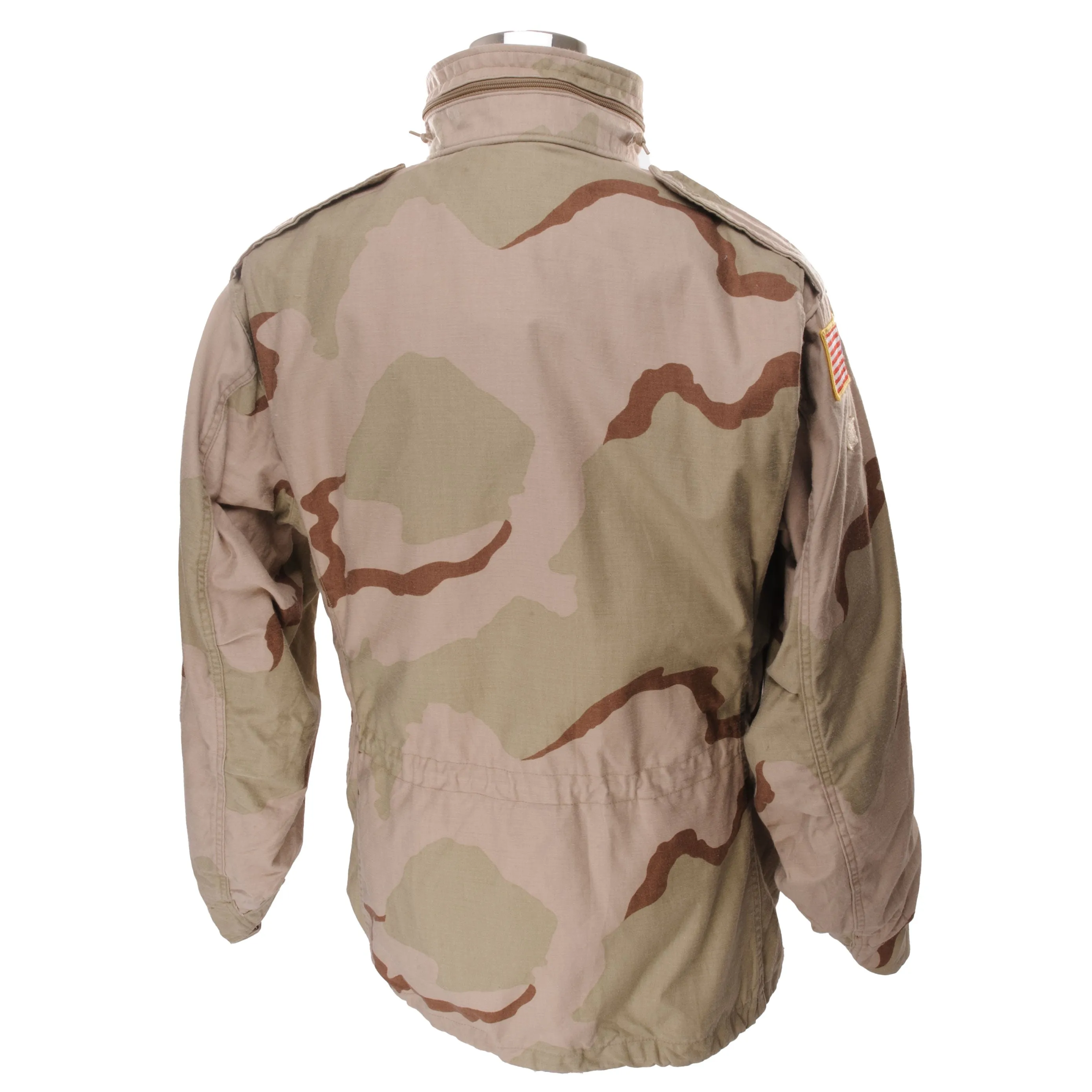 VINTAGE US ARMY M65 FIELD JACKET DESERT CAMO 1989 OPERATION DESERT STORM MEDIUM
